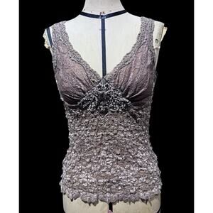 Ann Ferriday VTG Unworn Stock Beaded Fairy Cami Top S
